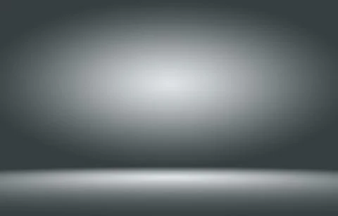 Empty white and grey studio backdrop background Stock Illustration