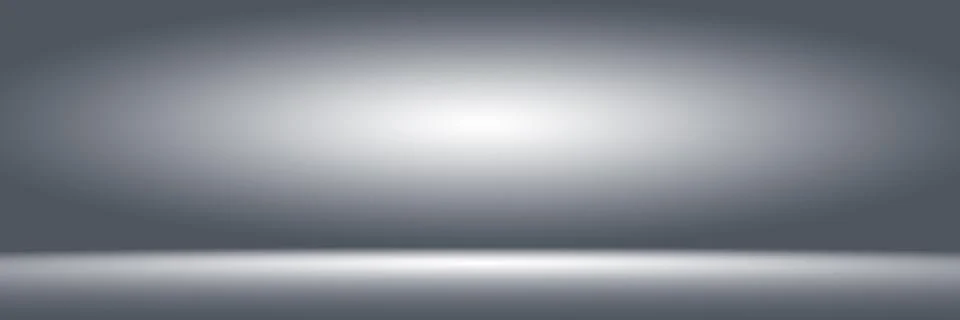 Empty white and grey studio backdrop background Illustrazione stock