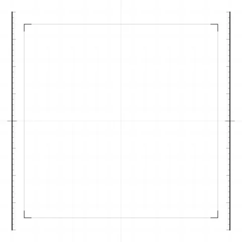 Empty White Background with Corner Marks - Clean Minimalist Studio Backdrop Stock Footage 346282884