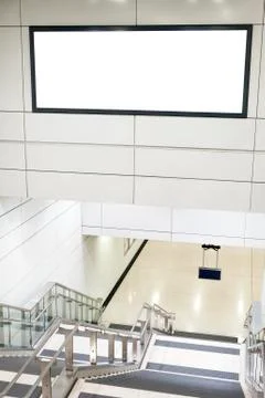 Empty White Billboard Stock Photos