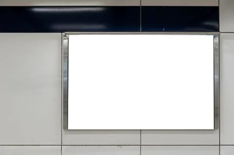 Empty White Billboard Stock Photos