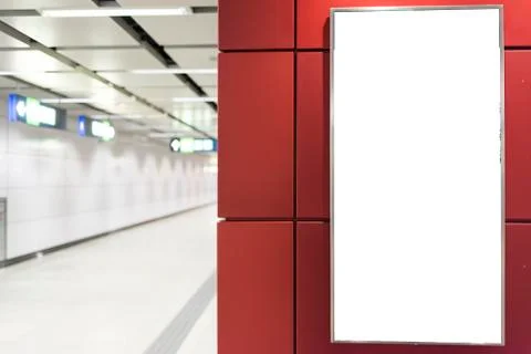 Empty White Billboard Stock Photos