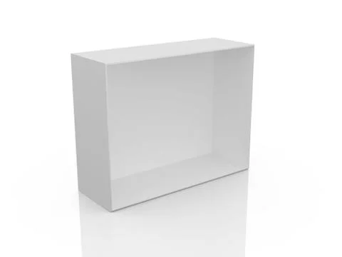 Empty white box イラスト素材