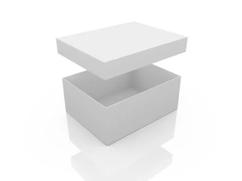 Empty white box イラスト素材