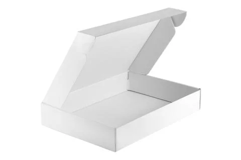 Empty white box Stock Photos