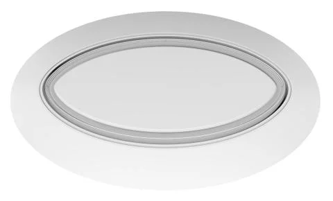 Empty white circle table. Top view イラスト素材