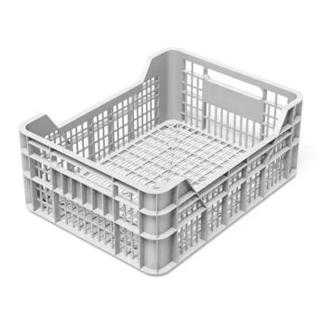 Empty white crate Иллюстрация