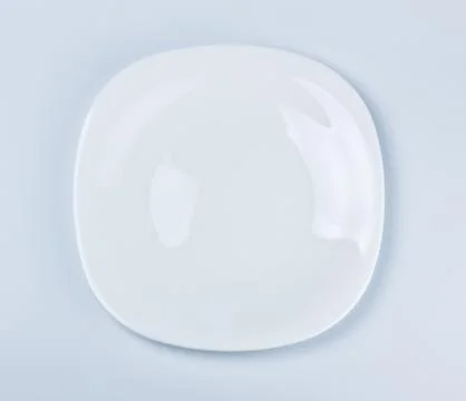 Empty white dish Stock Photos