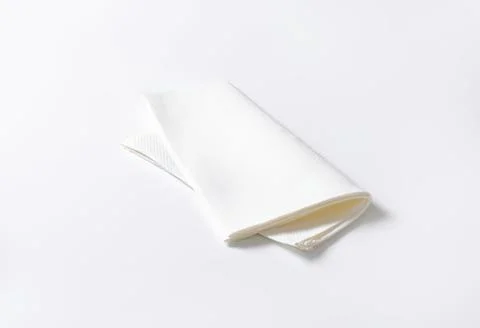 Empty white envelope with folded corner Stock Photos