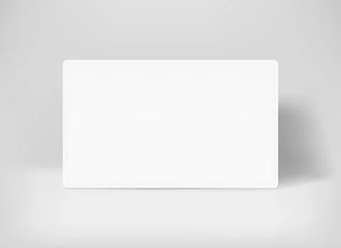 Empty white frame on grey interior. 3d vector presentation mockup Stockillustratie