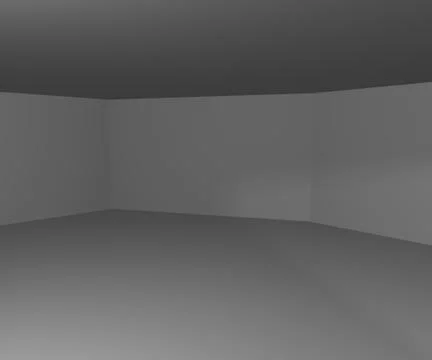 Empty white interior image Stock Illustration