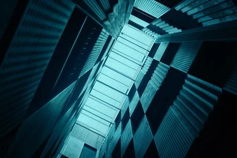 Empty white open space Stock Photos