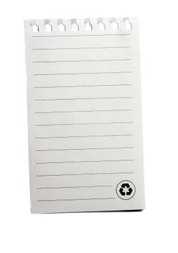 Empty white paper Stock Photos