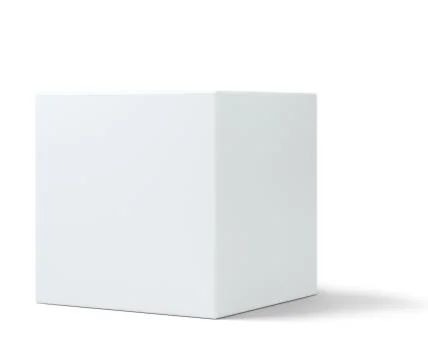 Empty white pedestal Stock-Illustration