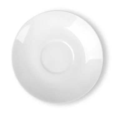 Empty white plate Stock Photos