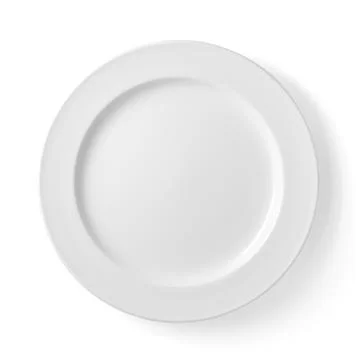 Empty white plate Foto stock