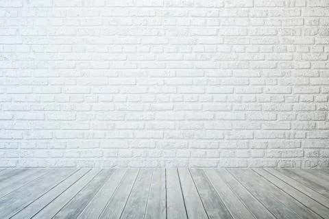 Empty white room Stock Illustration