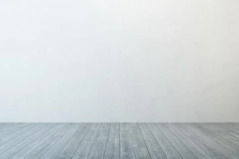Empty white room Stock Illustration