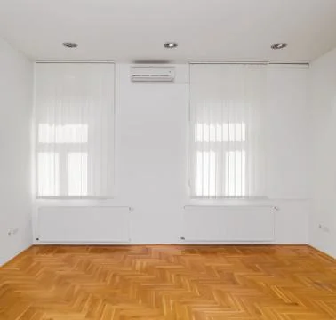 Empty white room Stock Photos
