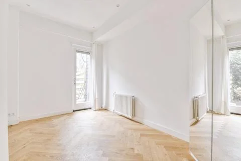 Empty white room Stock Photos