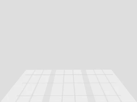 Empty white room with sun light. Vector illustration. 库存插图