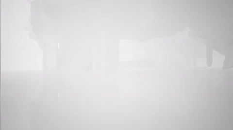 Empty white smooth abstract concrete room interior Stock Footage 63131751