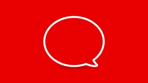 Empty white speech bubbles single for ad, comic speech bubbles doodle or stic 스톡 일러스트