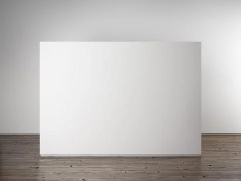 Empty white wall 库存插图