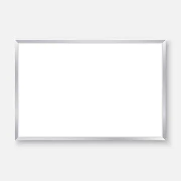 Empty whiteboard Illustrazione stock