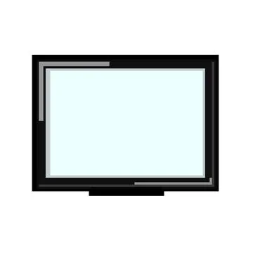 Empty whiteboard school pixel art vector illustration Illustrazione stock