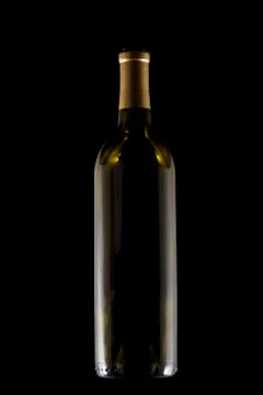 Empty Wine Bottle Stock Photos