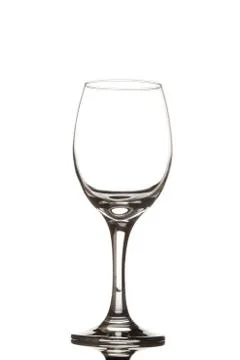 Empty wine glass Stock Photos