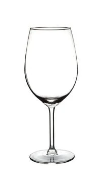 Empty wine glass Stock Photos