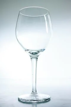 Empty wine glass Stock Photos