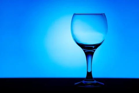 Empty wine glass Stock Photos