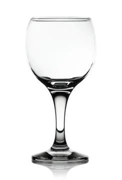 Empty wine glass Stock Photos