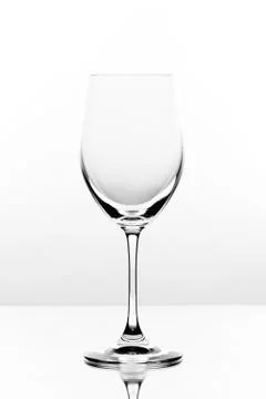 Empty wine glass Stock Photos