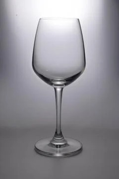 Empty wine glass Stock Photos