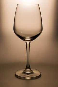 Empty wine glass 스톡 사진
