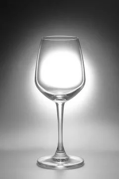 Empty wine glass 스톡 사진