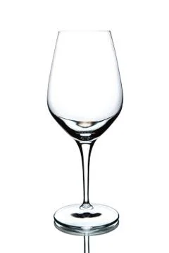 Empty wineglass isolated Stock Photos