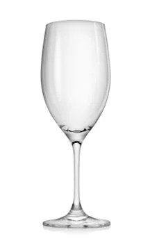 Empty wineglass Stock Photos