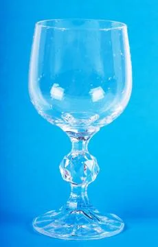 Empty wineglass Stock Photos
