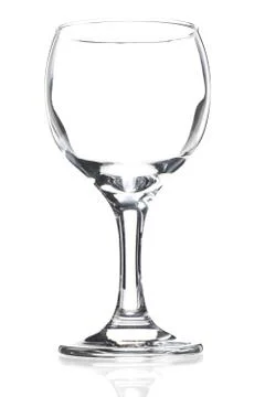Empty wineglass Stock Photos
