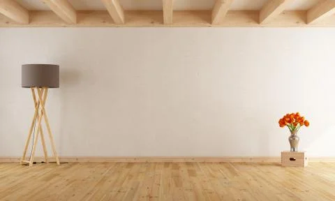 Empty withe room Stock Illustration