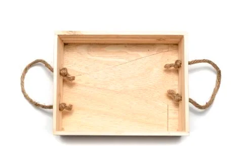 Empty wood box Stock Photos