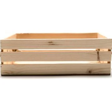 Empty wood box Stock Photos