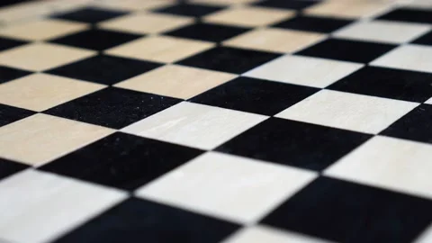 Empty wood chessboard is rotating Stock Footage 112721983
