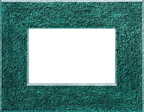 Empty wood frame to be used as background Stock Illustration