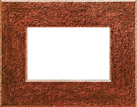 Empty wood frame to be used as background Stock Illustration